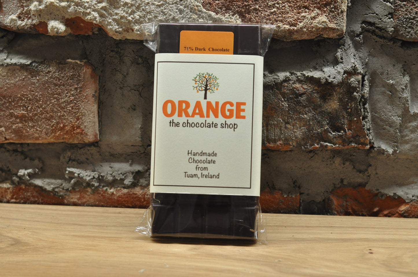 Handmade chocolate bar