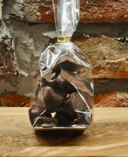 Honeycomb chunks enrobed in chocolate